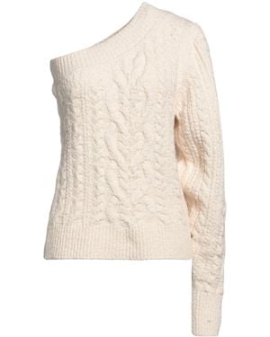 Isabel Marant Plain Color Sweaters - Natural