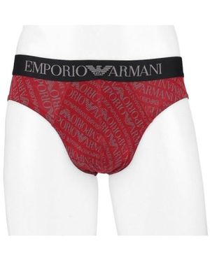 Emporio Armani Logo Underwear - Red