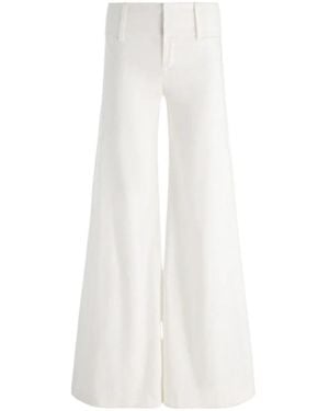 Alice + Olivia Alice Olivia Olivia Wide Leg Pants - White