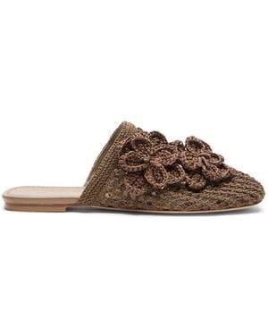 Stuart Weitzman Lotus Mule - Brown