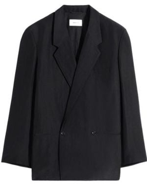 Lemaire Oversized Long Sleeved Blazer - Black