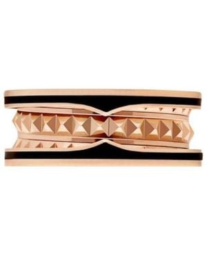 BVLGARI Rose And Ceramic Rings - Natural