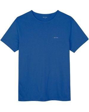 Paul Smith Logo Crew Neck T-Shirt - Blue