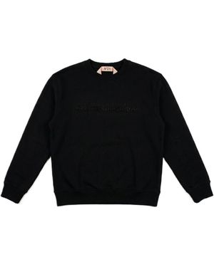 N°21 Logo Long-Sleeve Sweatshirt - Black