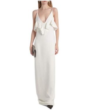 Stella McCartney Ruffled Gown - White