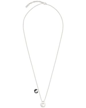 Givenchy G Chain Necklace With Pendant - White