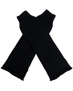 Dries Van Noten Rib Gloves - Black