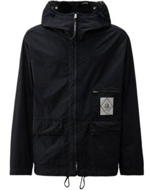 C.P. Company Hooded Utility Jacket - Black