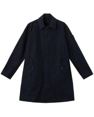 Stone Island Cotton Coat - Blue