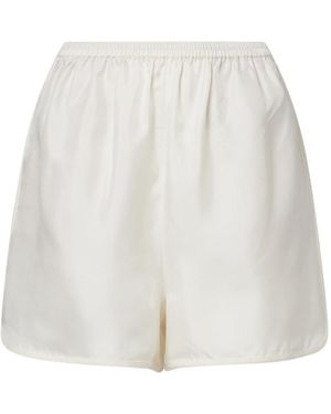 Rohe Silk Shorts - White
