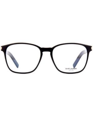 Saint Laurent Eyewear Square Frame Glasses - Metallic