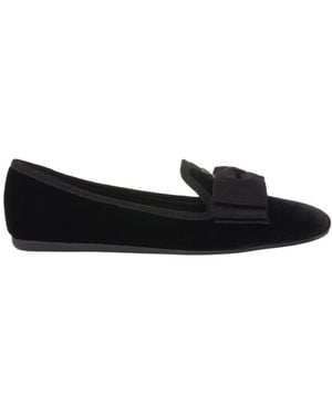 Miu Miu Velvet Slippers - Black