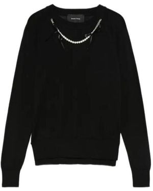 Simone Rocha Beaded Jumper - Black
