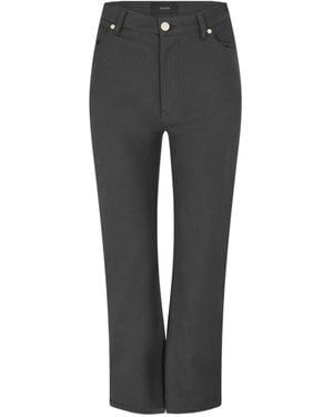 JOSEPH Duke Wide Leg Pants - Gray