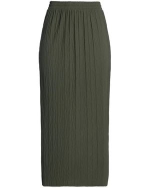 Max Mara Solid Pencil Skirt - Green
