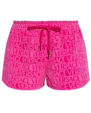 Versace Drawstring Shorts - Pink