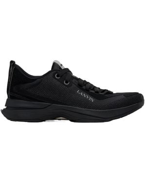 Lanvin L-I Mesh Trainers - Black