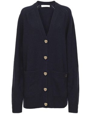 Chloé Chloé V-Neck Knitted Cardigan - Blue