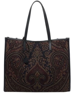 Etro Double-Handled Handbag - Black