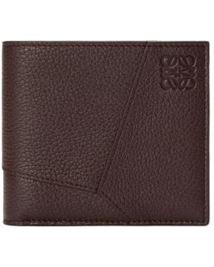 Loewe Puzzle Bifold Coin Wallet - Brown