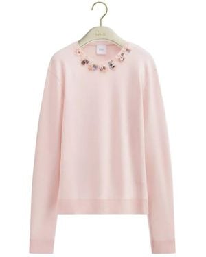 Dior Embroidered Sweater - Pink