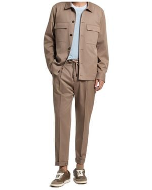 Peserico Twill Overshirt - Natural