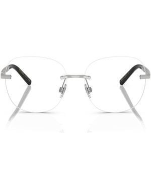 Dolce & Gabbana Eyewear Square Frame Glasses - Natural