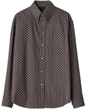 Lemaire Button-Down Shirt - Brown