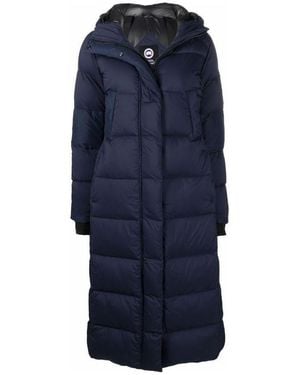 Canada Goose Alliston Logo Patch Parka - Blue