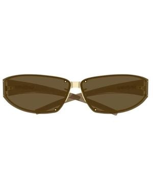Saint Laurent Rimless Sunglasses - Green