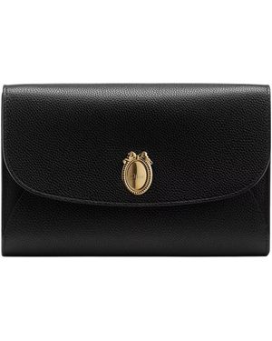 Dior Médaillon Envelope Pouch With Strap - Black