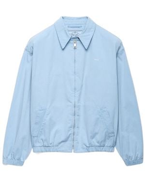 Prada Long Sleeve Casual Jacket - Blue