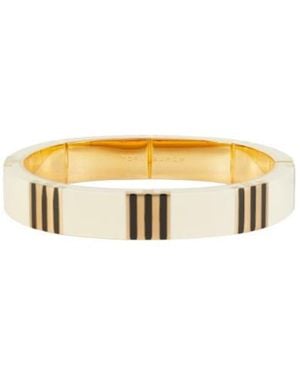 Tory Burch T Stripe Bangle Bracelet - Metallic