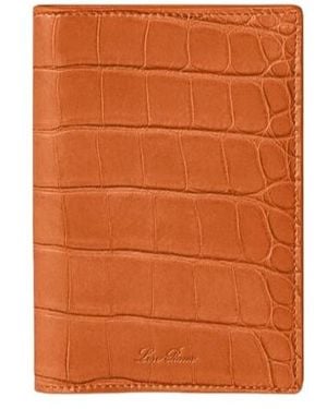 Loro Piana Passport Card Holder - Orange