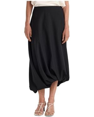 Rohe Twisted Midi Skirt - Black
