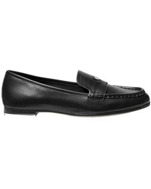 MICHAEL Michael Kors Jennings Leather Loafer - Black