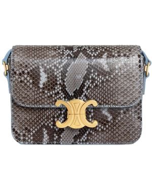 Celine Teen Triomphe Bag - Gray