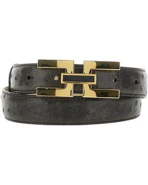 Elisabetta Franchi Logo Buckle Belt - Green