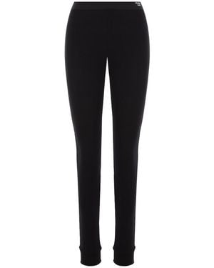 Prada Logo-Print Track Trousers - Black