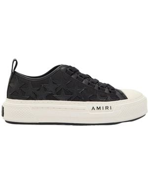 Amiri Low-Cut Thick-Soled Sneakers - Black