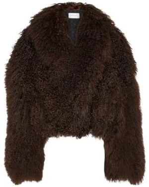 Magda Butrym Shearling Jacket - Brown