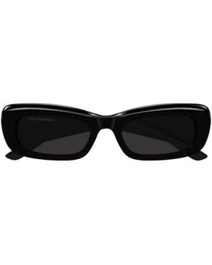 Balenciaga Eyewear Rectangular Frame Sunglasses - Black