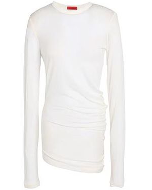 MAX&Co. Solid Color Long Sleeve T-Shirt - White