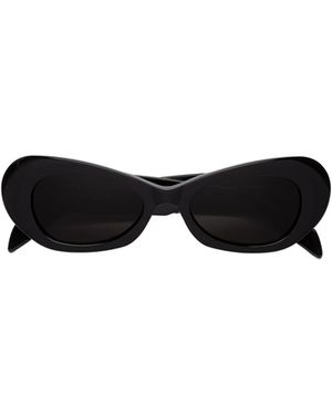 Retrosuperfuture Geometric Frame Sunglasses - Black