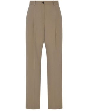 The Row Gianni Wool Pants - Natural