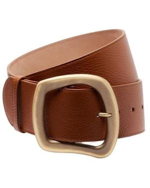 Gabriela Hearst Simone Leather Belt - Brown