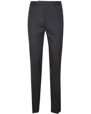 Incotex Belt-Loop Casual Trousers - Grey
