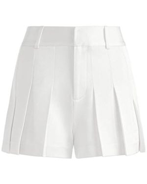Alice + Olivia Belt Loop Shorts - White