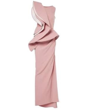 Maticevski Fateful Ruffled Gown - Pink
