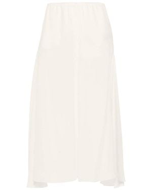 Chloé Gerogette Cropped Trousers - White